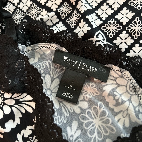 WHBM black and white Camisole Tank Small - Picture 7 of 7